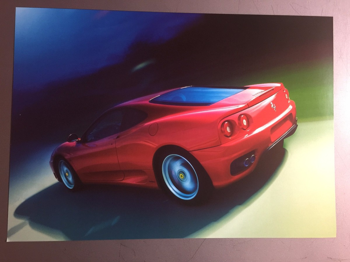 1999 Ferrari 560 Modena Coupe Print, Picture, Poster, RARE