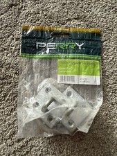 Perry Chain Staple on Plate 50 x 50mm No.512 - 2pk - Galvanised