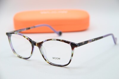 NEW WOOW OPTICAL CHILL OUT 3 COL 0176 PURPLE AUTHENTIC FRAME EYEGLASSES 53-16