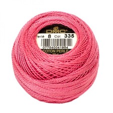 DMC Pearl / Perle Cotton Thread Balls Size 8 ROSE 335