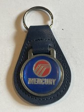 VINTAGE    1970s ORIGINAL  MERCURY  LEATHER KEYCHAIN/KEYRING/KEYFOB/  LQQK   