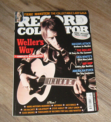 Record Collector mg Paul Weller LADY GAGA Charlie Benante HOLLIES Massive Attack