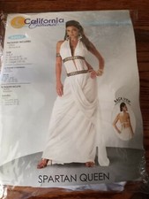 Adult Spartan Queen Costume Medium Size 8-10 California Costume