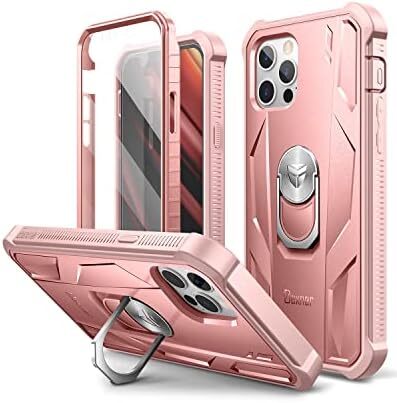 Rugged Full Body Case for iPhone 12/12 Pro (6.1 inches) with Screen Protector &