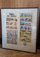 Tableau Bande Dessine Tintin Au Congo