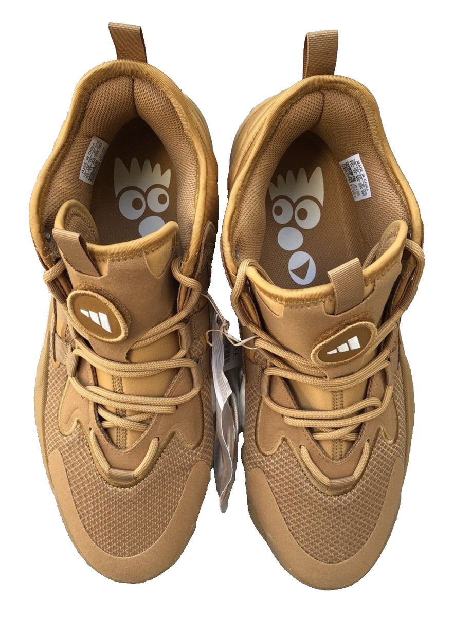 Adidas Basketball BYW Select Mesa Brown White Court Shoes IG4946