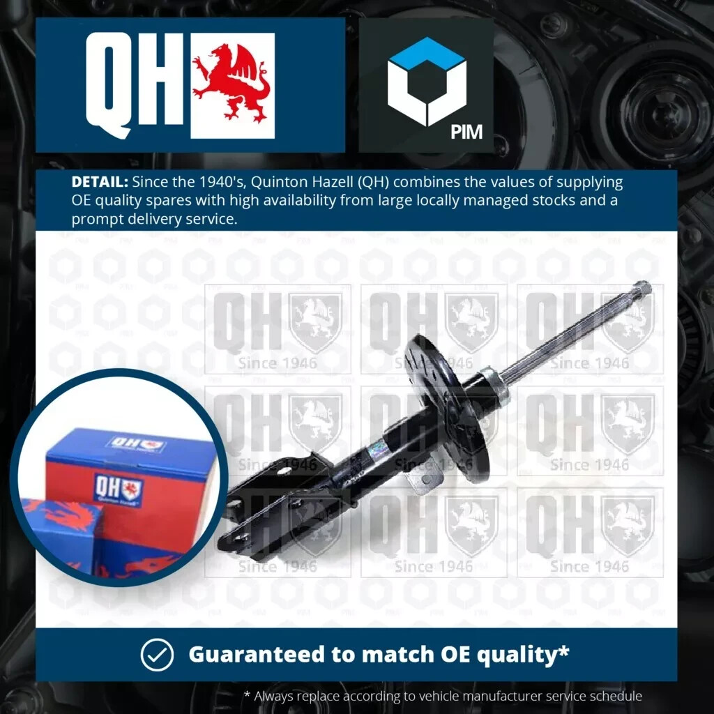 Amortisseurs avant QH QAG 181533 pour train roulant Peugeot Citroën