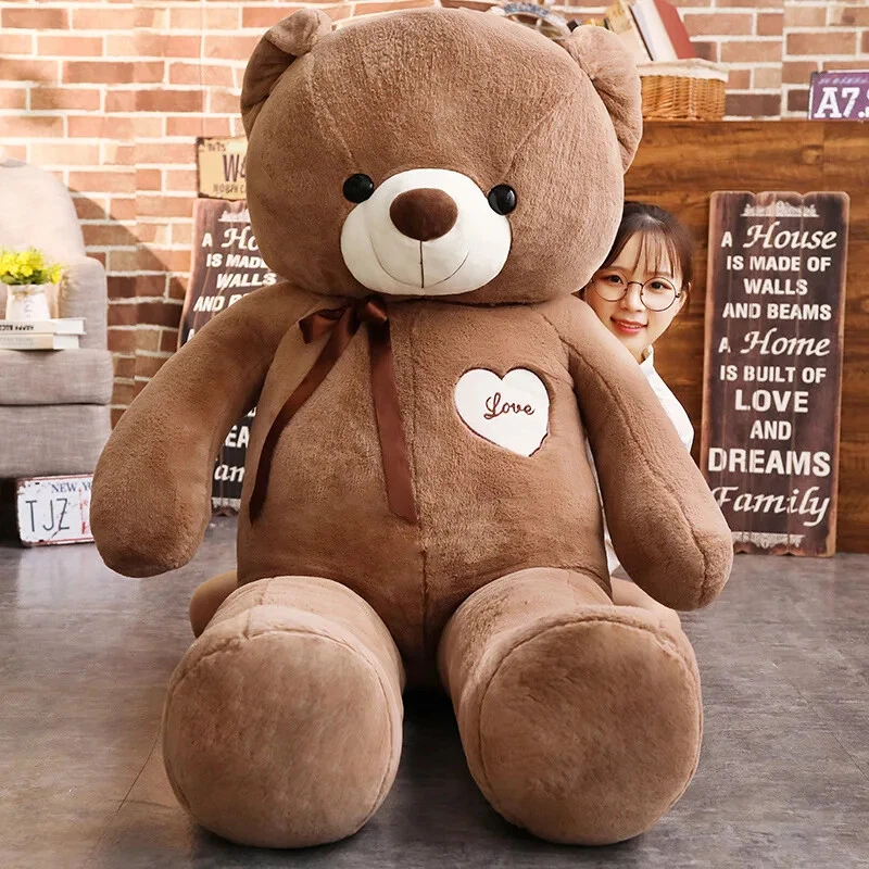 Baby Kids Giant Teddy Bear Huge Stuffed Plush Toy Soft Big Tie Large Gift Love - image 2 of 4