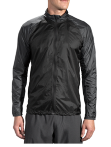 Brooks-Mens-LSD-Jacket-Packable-Water-Wind-Resistant-Black-Asphalt-Sizes-98