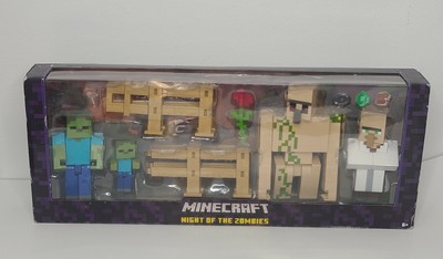 minecraft night of the zombies figure multipack