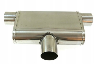 Rear Center Muffler M-6495 Turboworks Lt 304Ss Center 3'' Rear 3'' L