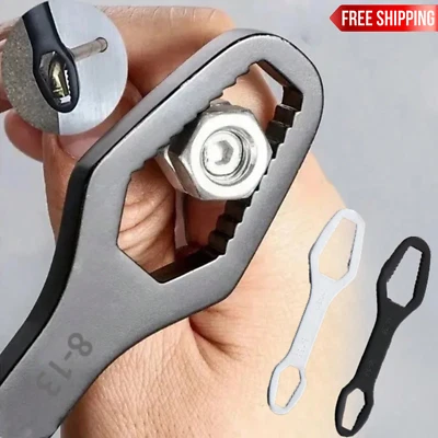Multifunctional Plum Wrench Self-tightening Adjustable Wrench Dual-purpose Tool - Image 1 of 4