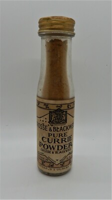 Crosse Blackwell Pure Currie Powder Jar -Baltimore, Boston, Chicago New  York
