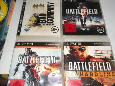 Battlefield Hardline + 3,4 + Bad Company  (Sony PlayStation 3, 2015)        Sp63