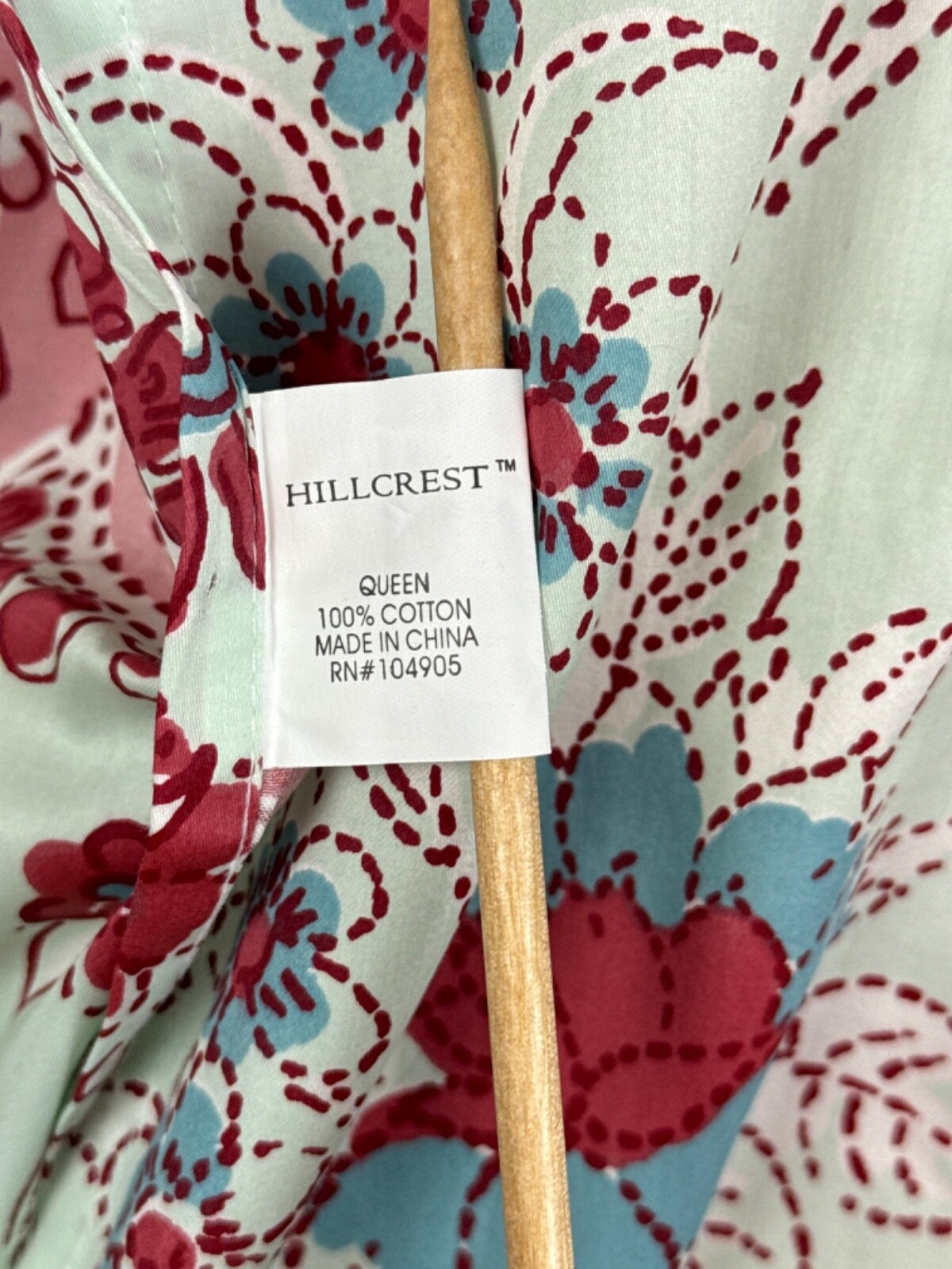 Hillcrest Queen Pillow Sham Paisley Pink Whimsy Grandmillennial Cottage Dorm