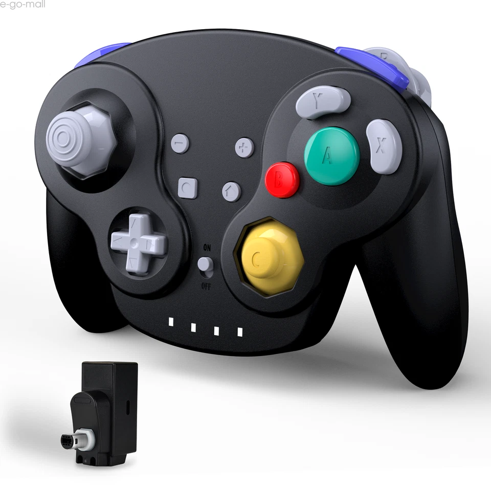 2.4G Wireless Gamecube Controller  Rechargeable&Rumble for Nintendo Gamecube Wii - Image 2 of 4