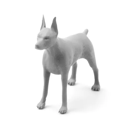 SOL RESIN FACTORY MM513 German Doberman 3D Printed Kit 1 16