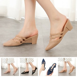 scarpe zeppa punta chiusa