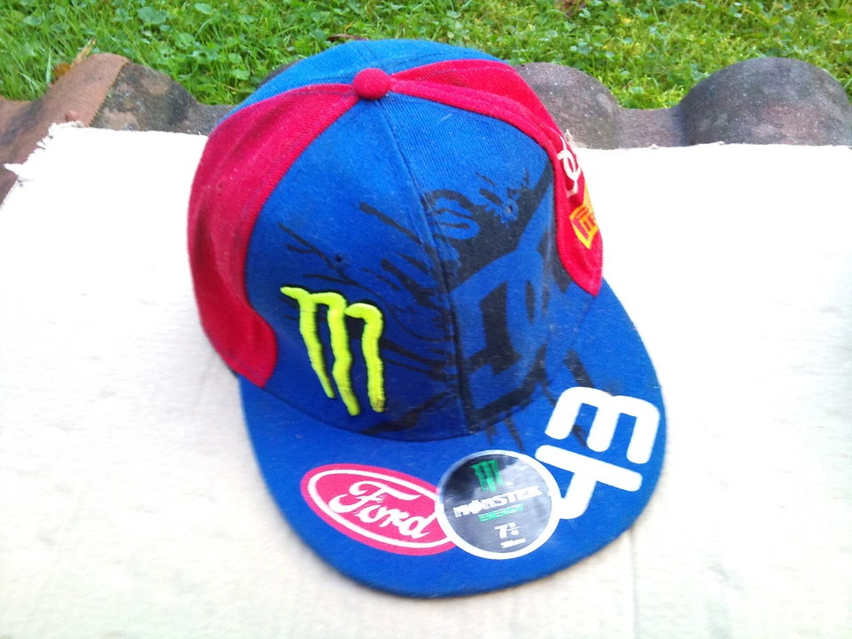 Ken Block 3 base cap Monster Energy Ford DC Pirelli  Drift king original flex fi - Bild 3 von 4