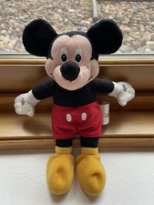 Mickey Mouse Mini Bean Bag 8  Plush Stuffed Disney Store