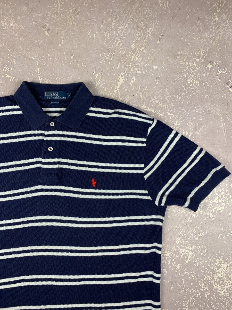 RARE Vintage 90s Polo Ralph Lauren Cotton Knit Chainmail Polo