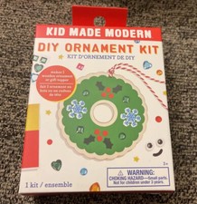 DIY. New Kid Made Modern Decorate An Ornament Kit, Wreath BRAND NEW