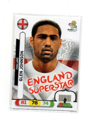 Panini Adrenalyn XL U.E,F.A Euro 2012 Glen Johnson England SUPERSTAR