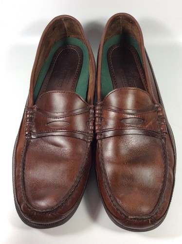 Sebago Para hombre De Cuero Mocasines Marrón Talla 15D | eBay