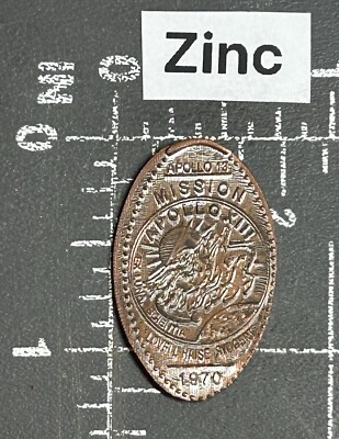 Nasa Apollo 13 Mission 1970 Unendlichkeit Science Center Länglich Pressed Penny