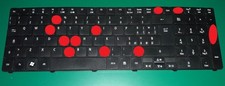 Tasti Singoli della Tastiera NSK-ALA0E per Acer Aspire 5536