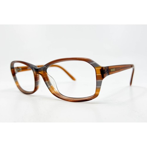 Esprit Eyeglasses Women Brown  ET17775 535 Striped Full Rim 56-16-135