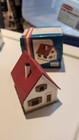 TWO HO 1:87 Hoffman Austria Painted House Buildings, White/Red, MPN 505  506 — photo 2