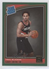2018-19 Panini Donruss Rated Rookies Green Flood Gary Trent Jr #199 4l3