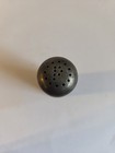 Vintage Cobalt Blue Glass And Silver Plate Pepper Shaker , 2 1/2 Inches Tall — photo 2
