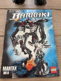 LEGO BIONICLE 8919 Mantax 2007, 100% Complete W/ Manual & Squids