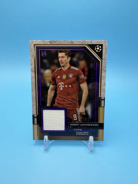 2021-22 Topps Museum Collection UCL Amethyst /99 Robert Lewandowski #MMR-RL
