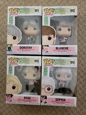 Funko Pop Television Golden Girls Set Of 4 In Bowling Shirts With Bowling Balls