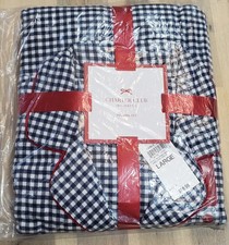 Charter Club Women's 2-Pc. Cotton Flannel Pajamas Set Gingham Check Large