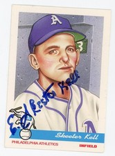 Skeeter Kell-Signed 1983 Philadelphia Athletics Fan Favorites #111 Trading Card