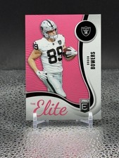 2025 Panini Donruss Elite - The Elite Brock Bowers #10 Pink Raiders