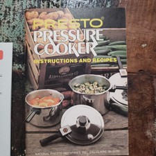Vtg Presto Pressure Cooker instructions and recipes booklet cookbook 1977