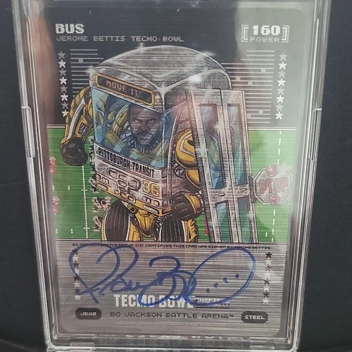 Tecmo Bowl Bo Jackson Battle Arena Bus Jerome Bettis Steel Metallic Auto SSP 160