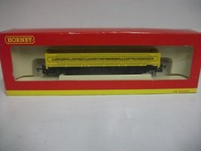 MINT/C NIB HORNBY OO GAUGE R6548 OPEN WAGON (OBA) LLANFAIR WALES YELLOW