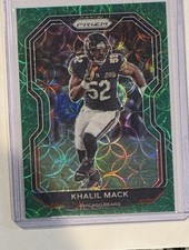 2020 Prizm Green Scope Khalil Mack #ed/75 Chicago Bears  Chargers