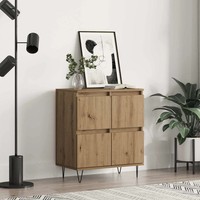 Sideboard Artisan-Eiche 60X35X70 Cm Kommode Anrichte Esszimmer