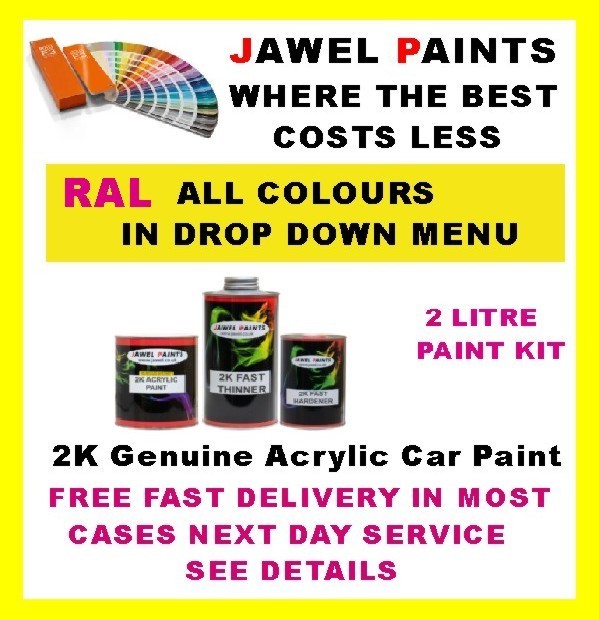 2K Acrylic Paint Ral 7016 - Commercial, Industrial Car Paint - Anthracite Grey