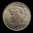 1924 PEACE EAGLE SILVER DOLLAR COIN FAST SHIPPING VERY FINE VF