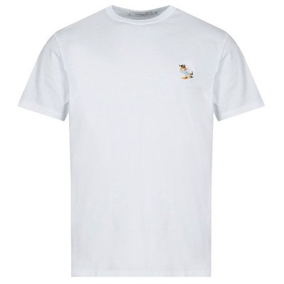 Maison Kitsune Kleid Fuchs T-Shirt weiß JM00122KJ0008 P100 49391350
