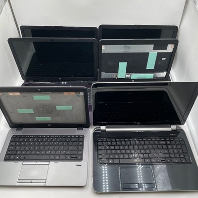 Lot of 5 HP Laptops Various Models - READ AS IS
