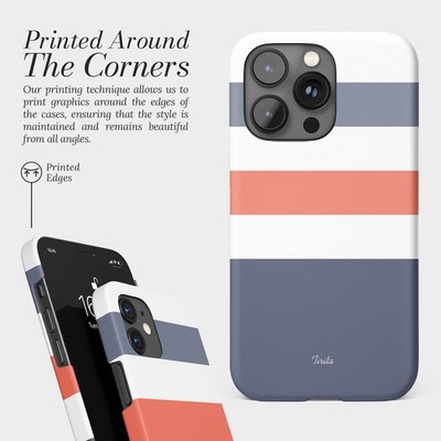 Personalised Phone Case for iPhone 17 16 15 14 13 12 11 Pro Max Cover Stripes